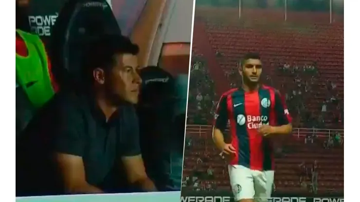 Almirón sacó a Blandi y la gente estalló.