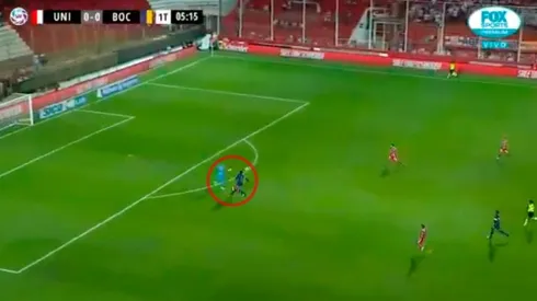 La acción del gol anulado a Ábila.