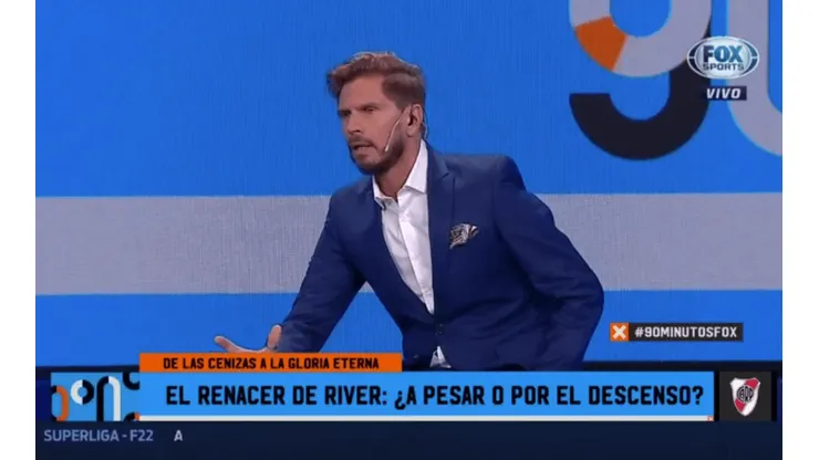Foto de Sebastián Vignolo, periodista de Fox Sports.