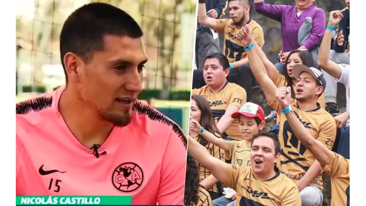 A Nico Castillo no le importó nada y disparó al corazón de los aficionados de Pumas