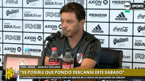 Foto de Marcelo Gallardo, entrenador de River.