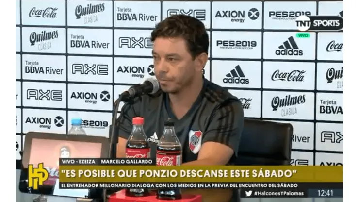 Foto de Marcelo Gallardo, entrenador de River.