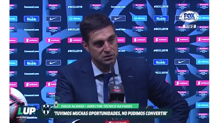 La autocrítica de Diego Alonso tras el duro partido de Rayados ante Alianza