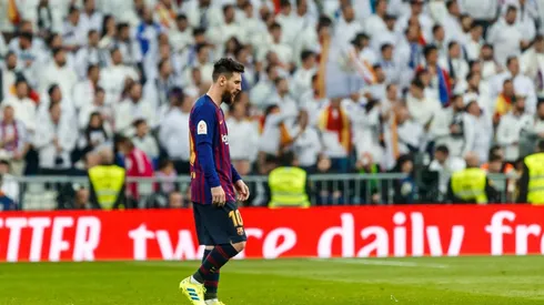 Foto de Lionel Messi, jugador de Barcelona.