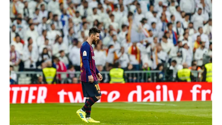 Foto de Lionel Messi, jugador de Barcelona.