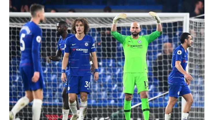 Con Willy en el arco, los Blues vencieron a los Spurs en Stamford Bridge.