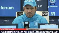 Basta para mí, basta para todos: le preguntaron por Centurión y Coudet puso un punto final