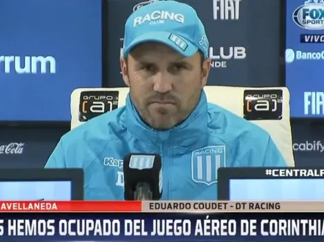 Basta para mí, basta para todos: le preguntaron por Centurión y Coudet puso un punto final