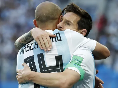 Mascherano reveló por qué Messi no habló después de la eliminación argentina en Rusia 2018