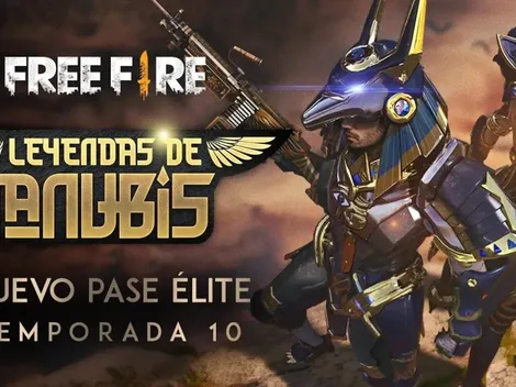 Free Fire: Nuevo Pase de Elite 'Leyenda de Anubis' y skin de Diamond Royale