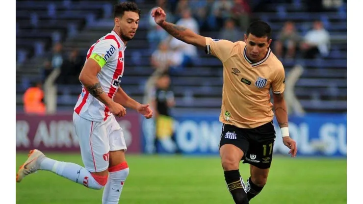 Santos vs River Plate por la Copa Sudamericana.