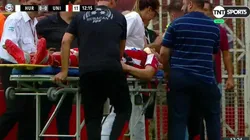 Así se retiró Augusto Lotti.