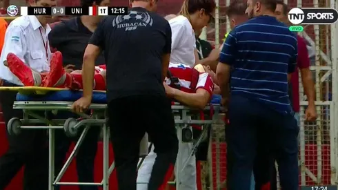 Así se retiró Augusto Lotti.