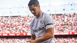 Wissam Ben Yedder ante Barcelona.