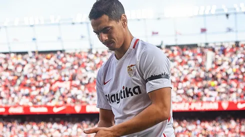Wissam Ben Yedder ante Barcelona.