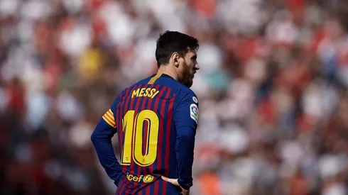 Foto de Lionel Messi, jugador de Barcelona.