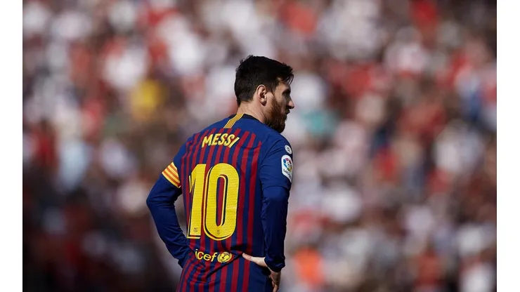 Foto de Lionel Messi, jugador de Barcelona.