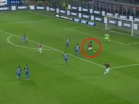 Categoría pura: Kessié la picó y metió un golazo para Milan ante Empoli