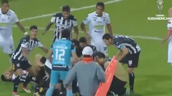 Foto del jugador caído.