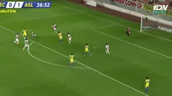 Leandro Torres enganchó dos veces y la tiró por encima del portero para el segundo de San Luis