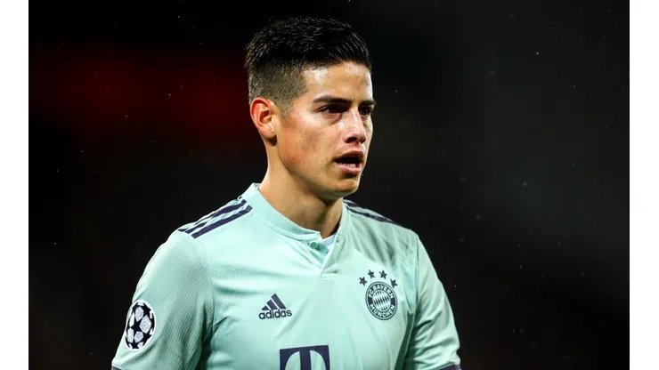 ¿OTRA VEZ DE BLANCO? James Rodríguez podría regresar al Real Madrid (Foto: Getty).