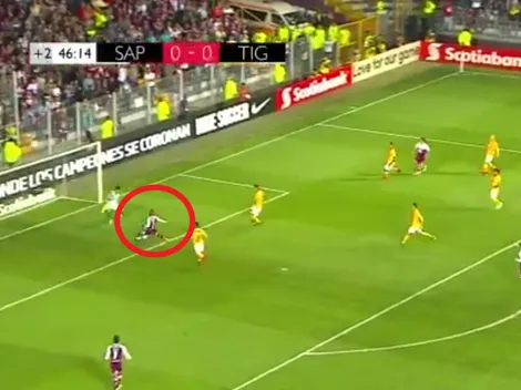 Rubilio erró un gol increíble abajo del arco