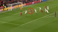 Insólita acción de Sadio Mané.