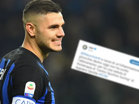 Inter reveló por qué Icardi no entrena pero en Twitter nadie les creyó