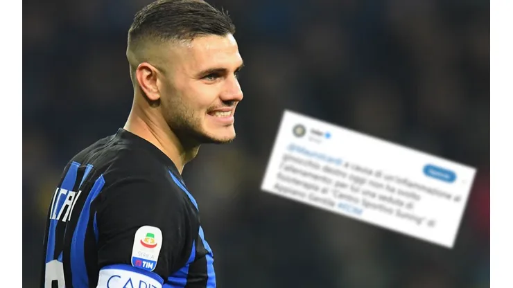 Inter reveló por qué Icardi no entrena pero en Twitter nadie les creyó