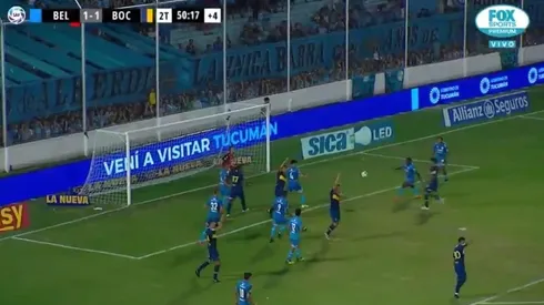 El reclamo de todos los jugadores de Boca.