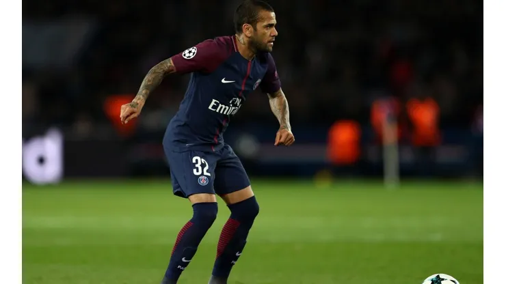 Dani Alves, hoy en Paris Saint-Germain.