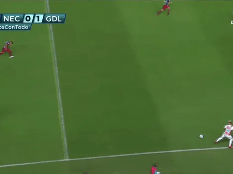 Brian Fernández anotó dos tremendos golazos para darle vuelta el partido a Chivas