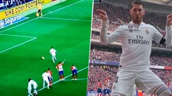 Sergio Ramos marcó de penal y festejó con el baile más raro de todos