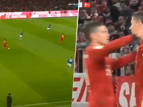 El armador del Bayern: las dos asistencias de James Rodríguez en 15'