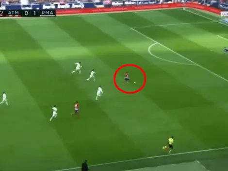 Correa habilitó, Griezmann corrió y trolleó al "traidor" de Courtois