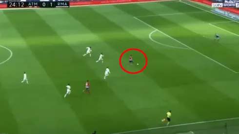 Correa habilitó, Griezmann corrió y trolleó al "traidor" de Courtois