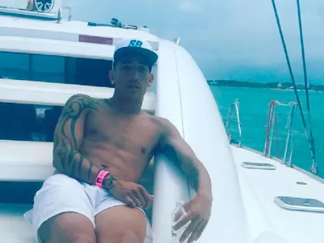 Centurión subió su foto más 'hot' para mostrar que no le tiene miedo a River