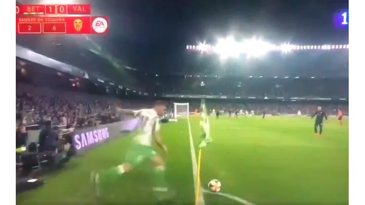 Golazo de Joaquín en el Villamarín.