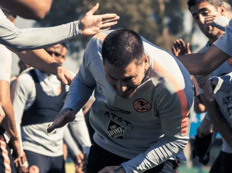 El plantel del América recibió a Nico Castillo a los golpes