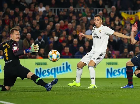 Gol de Vázquez para que Real Madrid le gane al Barcelona desde el inicio
