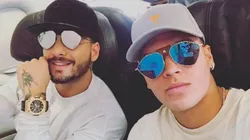 Quintero junto a 'su hermano' Maluma.