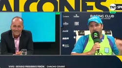 Foto de Eduardo Coudet en TNT.