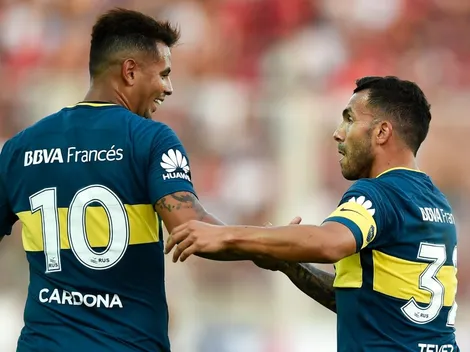 De un 10 para el otro: el saludo de Cardona a Tevez en su cumpleaños