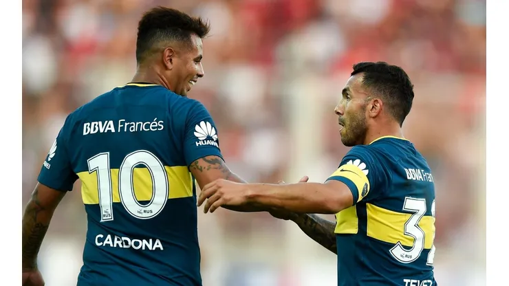 Cardona saludó a su amigo Tevez por su cumpleaños