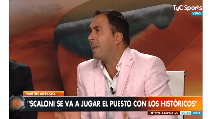 Lo que nadie quería: Arévalo contó que Scaloni llamó a dos históricos