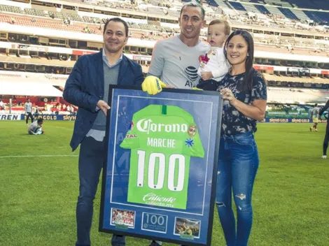 Camino a ser una leyenda: Marchesín condecorado por llegar a 100 partidos con el América