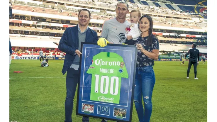 Camino a ser una leyenda: Marchesín condecorado por llegar a 100 partidos con el América