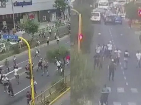 Lamentable: Barras de Alianza y de Universitario se enfrentaron