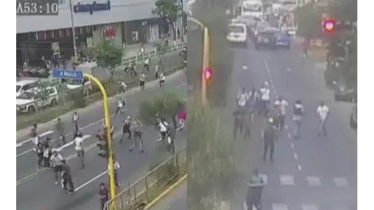 Lamentable: Barras de Alianza y de Universitario se enfrentaron