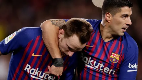 Rakitic anotó un gol muy curioso